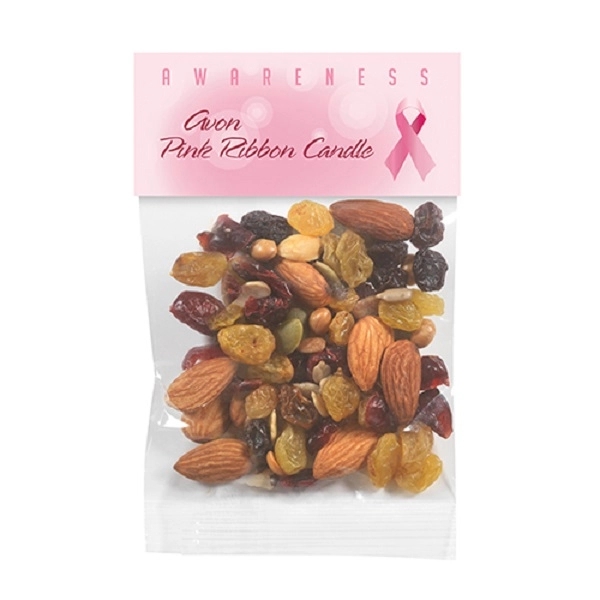 Hopeful Header Bag with Fitness Trail Mix (1 oz)... from ASI 71685 Midnite Snax®