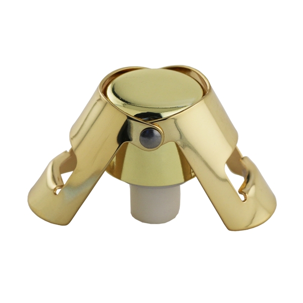 Champagne stopper with extended seal in stainless steel.... from ASI 55450 Franmara Inc