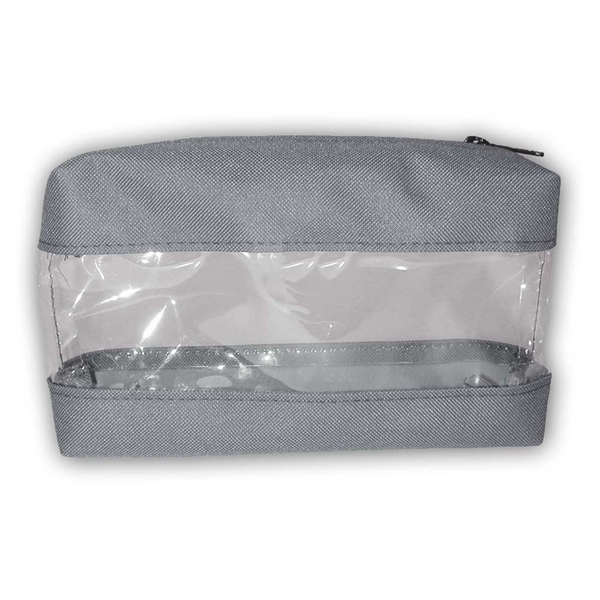 Cosmetic bag with zipper closure and fabric top and bottom.... from ASI 41630 Brave USA / Brave USA