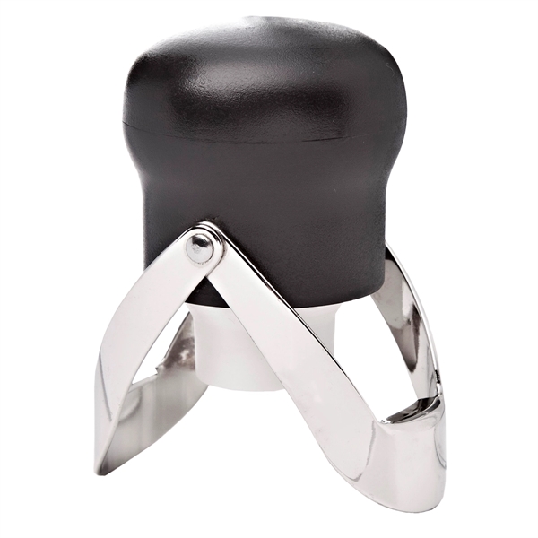 Cork-style 1 3/4" x 1 1/2" champagne bottle stopper with snap-down... from ASI 55450 Franmara Inc