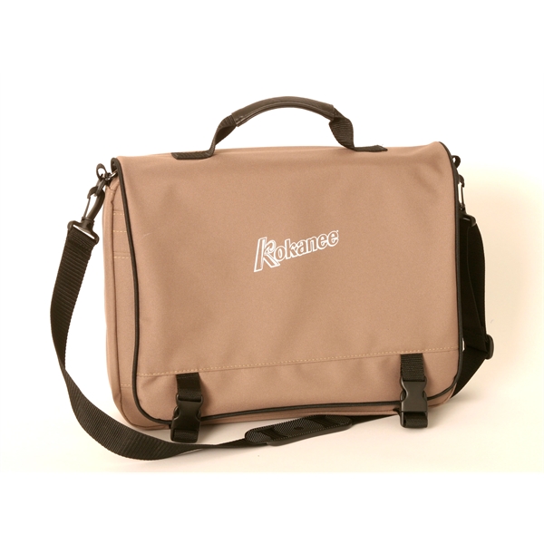 Flap over briefcase with self-fabric piping trim and accessory pockets.... from ASI 41630 Brave USA / Brave USA