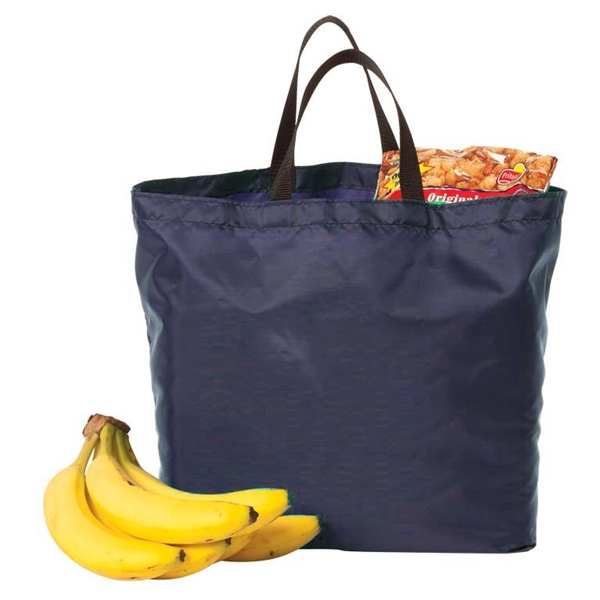 Grocery shopping tote bag with "T" gusset construction and 1" PP... from ASI 41630 Brave USA / Brave USA