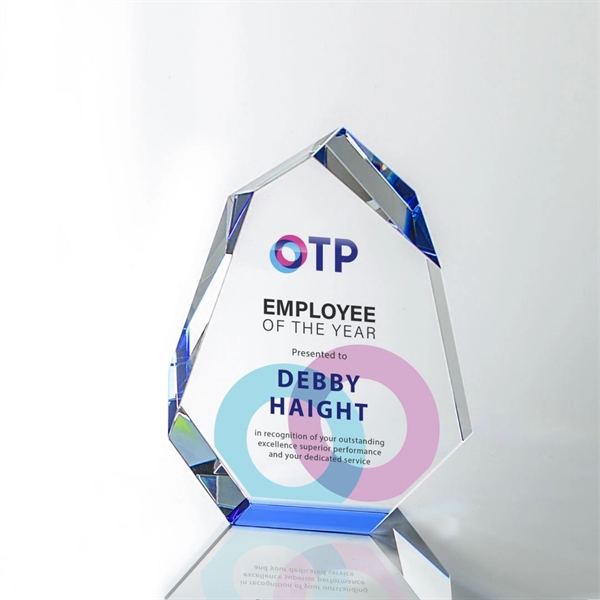 The multifaceted interchanging bevels of the Optical Norwood Award refract a... from ASI 84592 St Regis Group / St Regis