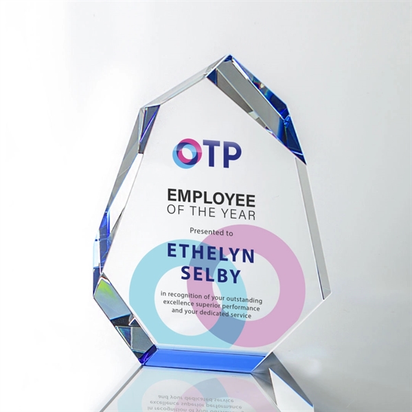 The multifaceted interchanging bevels of the Optical Norwood Award refract a... from ASI 84592 St Regis Group / St Regis