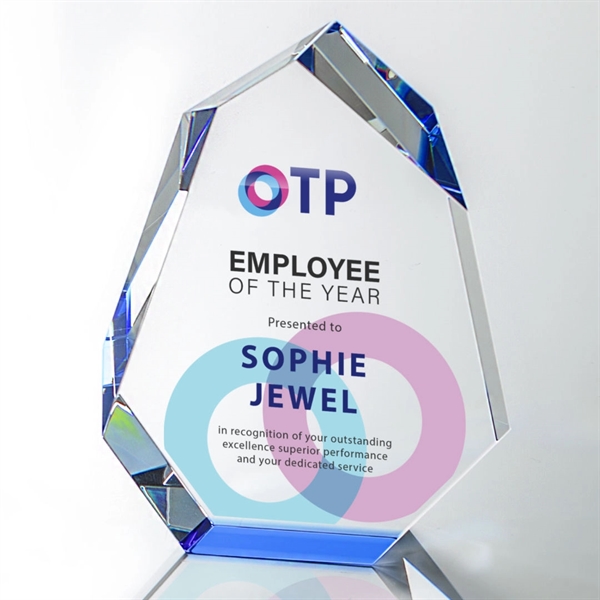 The multifaceted interchanging bevels of the Optical Norwood Award refract a... from ASI 84592 St Regis Group / St Regis