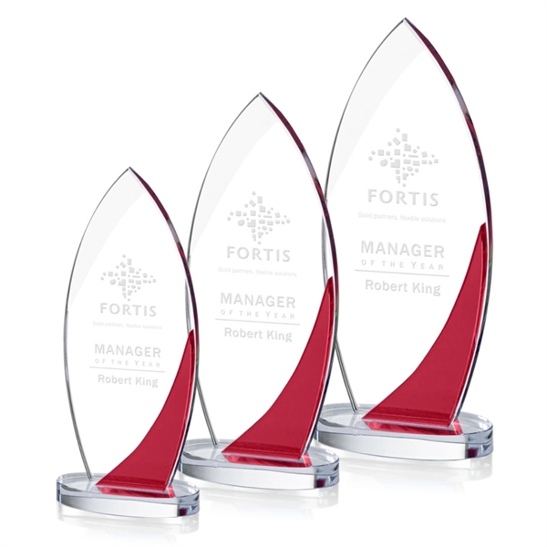 The unique shape of the Harrah Award is enhanced by the... from ASI 84592 St Regis Group / St Regis