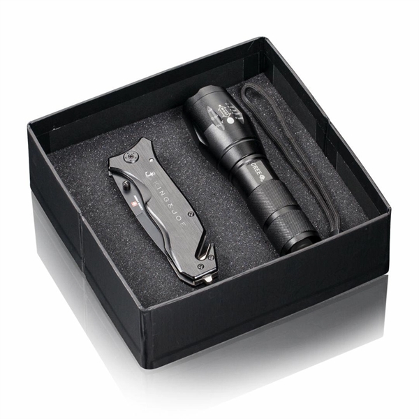 Swiss Force® Leader Gift Set with multi-tool and LED flashlight... from ASI 84592 St Regis Group