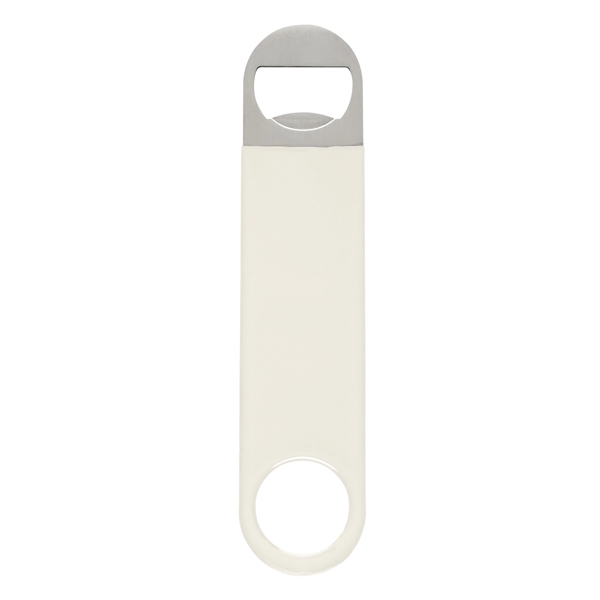 Vinyl coated stainless steel bottle opener in four available colors.... from ASI 61125 Hit Promotional Products / Hit®