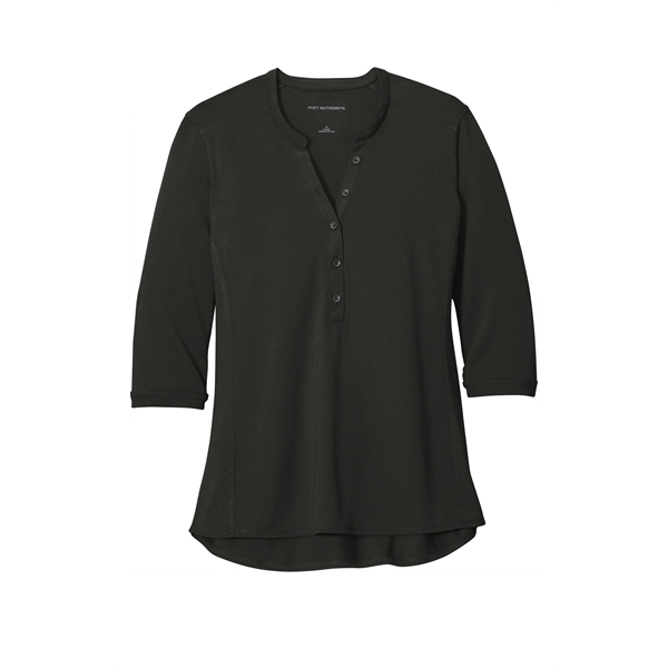Port Authority Ladies UV Choice Pique Henley... from ASI 84863 SanMar