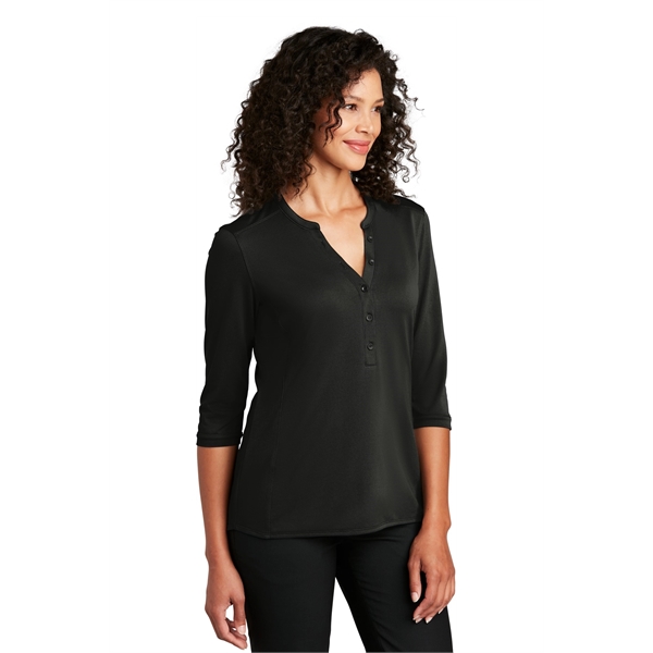 Port Authority Ladies UV Choice Pique Henley... from ASI 84863 SanMar