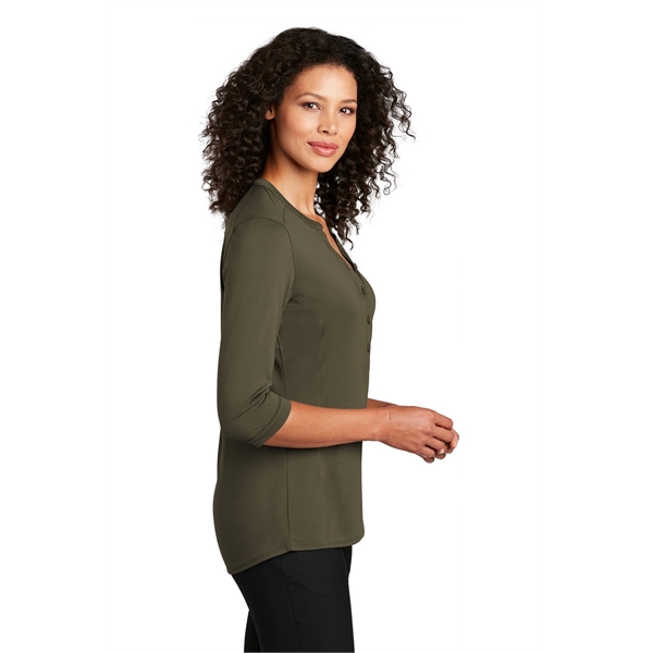 Port Authority Ladies UV Choice Pique Henley... from ASI 84863 SanMar