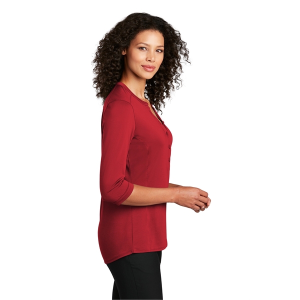 Port Authority Ladies UV Choice Pique Henley... from ASI 84863 SanMar