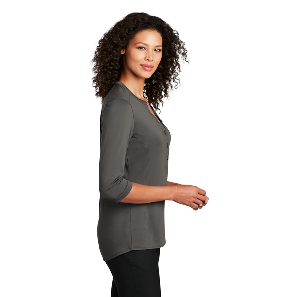 Port Authority Ladies UV Choice Pique Henley... from ASI 84863 SanMar