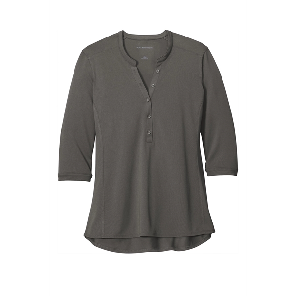 Port Authority Ladies UV Choice Pique Henley... from ASI 84863 SanMar