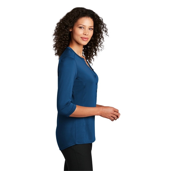 Port Authority Ladies UV Choice Pique Henley... from ASI 84863 SanMar
