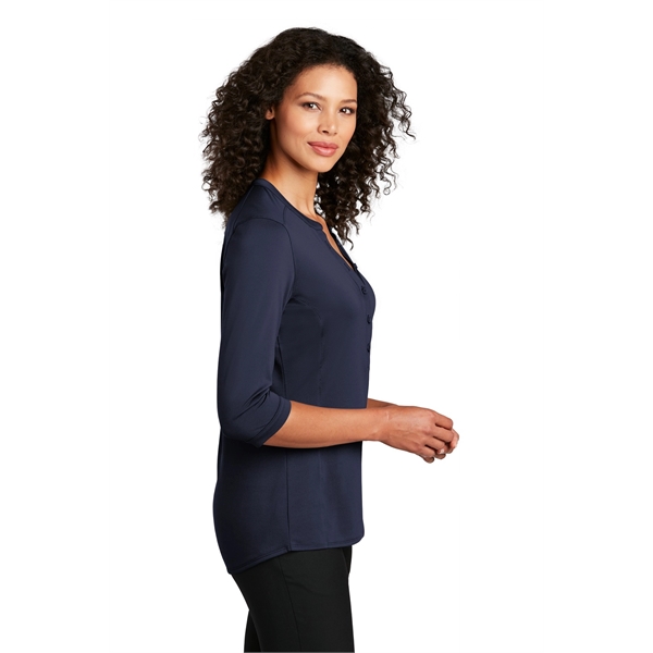 Port Authority Ladies UV Choice Pique Henley... from ASI 84863 SanMar