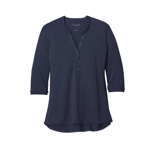 Port Authority Ladies UV Choice Pique Henley... from ASI 84863 SanMar