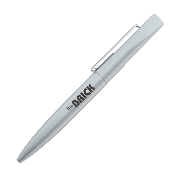 Metal twist-action ballpoint pen with chrome trim and black ink- medium... from ASI 84592 St Regis Group