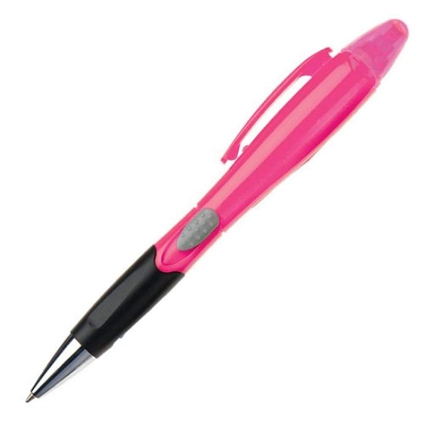 Plastic ballpoint pen and highlighter combo.... from ASI 84592 St Regis Group