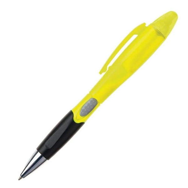 Plastic ballpoint pen and highlighter combo.... from ASI 84592 St Regis Group