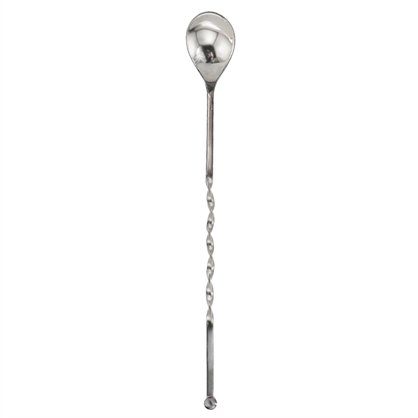 Bar spoon with three-prong short fork, stainless steel. Blank.... from ASI 55450 Franmara Inc