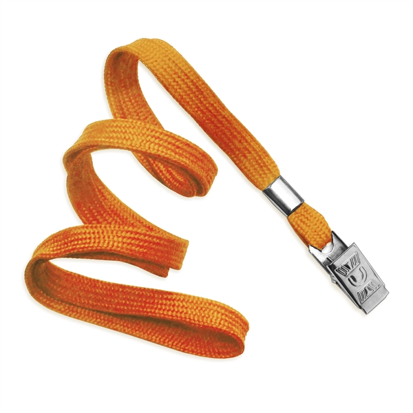 Available Same Day! These blank flat braided polyester lanyards come with... from ASI 79898 Promovision