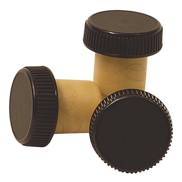 Synthetic 1 1/15" x 1 1/8" bottle stopper. Blank.... from ASI 55450 Franmara Inc
