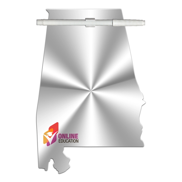 Alabama State shaped dry erase memo board with marker.... from ASI 67620 Lion Circle Corp