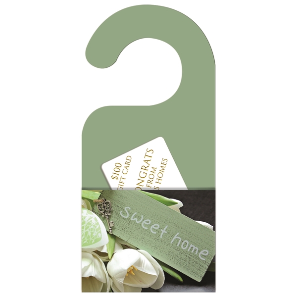 Card Holder Hanger, 6" x 3 1/2" folded.... from ASI 67620 Lion Circle Corp