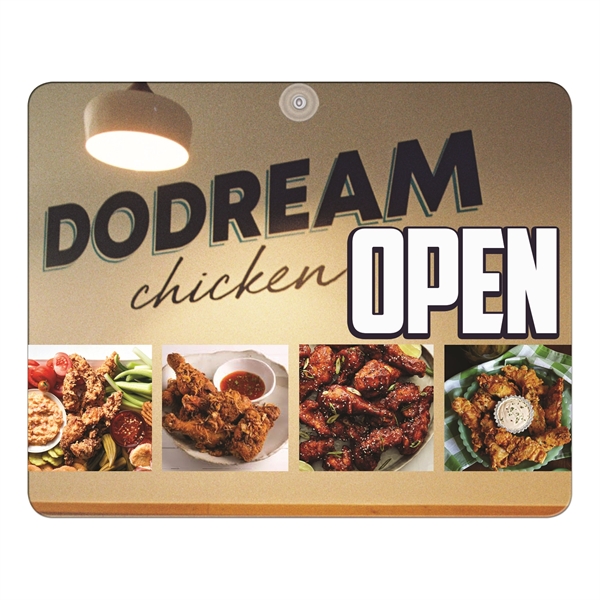 Rectangle shaped window sign with suction cup (not attached), 8" x... from ASI 67620 Lion Circle Corp