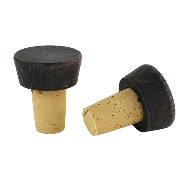 Dark Beechwood top bottle cork... from ASI 55450 Franmara Inc