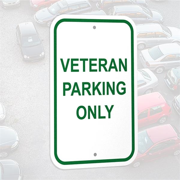 Veteran parking only sign.... from ASI 54322 FireSprint Printing