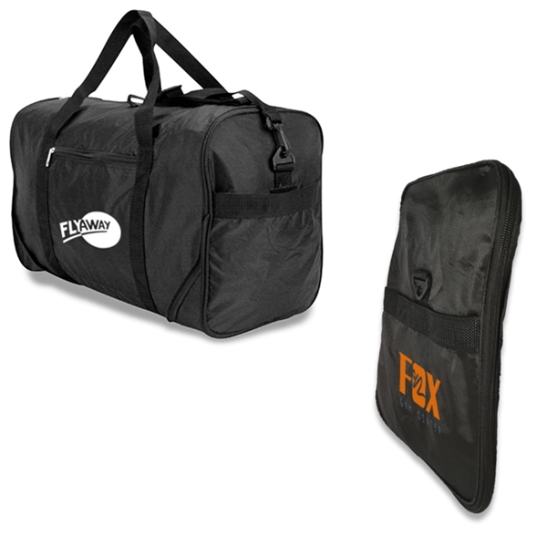 Convenient fold away duffel bag with detachable adjustable shoulder strap, front... from ASI 40544 Binaco / Binaline