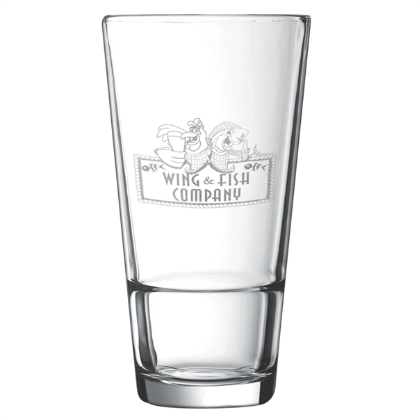 16 oz Stackable Highball Barware custom etched product. Available in clear... from ASI 65603 Kool Trends