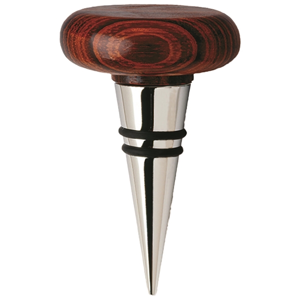 2 1/8" x 3 3/8" rosewood flat top cone-shaped bottle stopper.... from ASI 55450 Franmara Inc