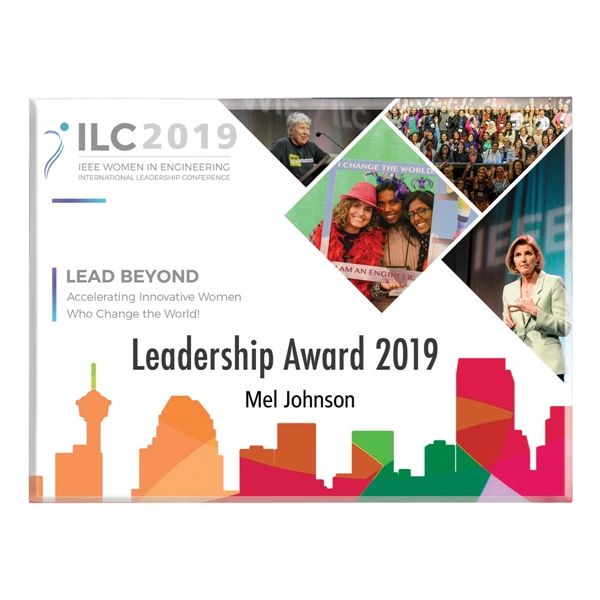 9" x 12" x 14" Spectra Lite PhotoImage® acrylic display plaques... from ASI 62660 Innovation Line