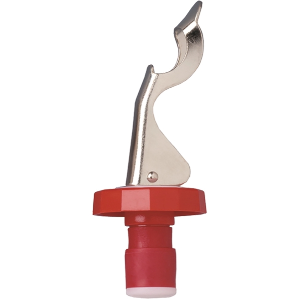 Metal lever 3" expansion-type snap-down bottle stopper. Blank.... from ASI 55450 Franmara Inc