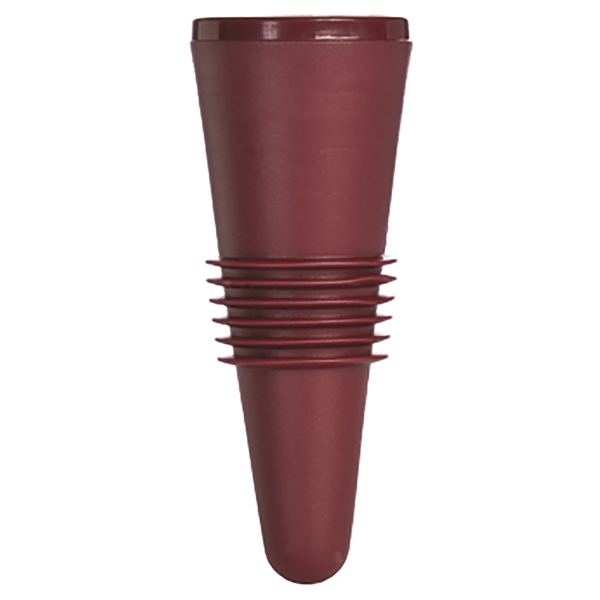 Rigid and flexible thermoplastic ABS 2 5/8" x 1" bottle stopper... from ASI 55450 Franmara Inc