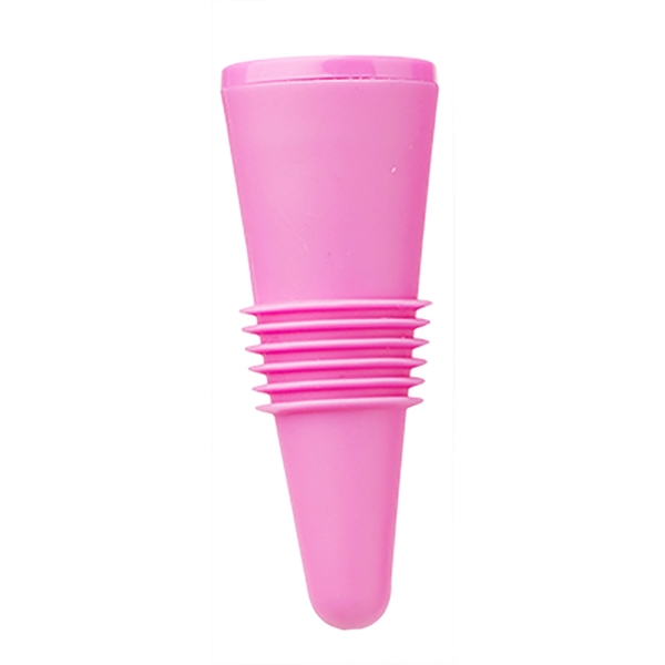 Rigid and flexible thermoplastic ABS 2 5/8" x 1" bottle stopper... from ASI 55450 Franmara Inc