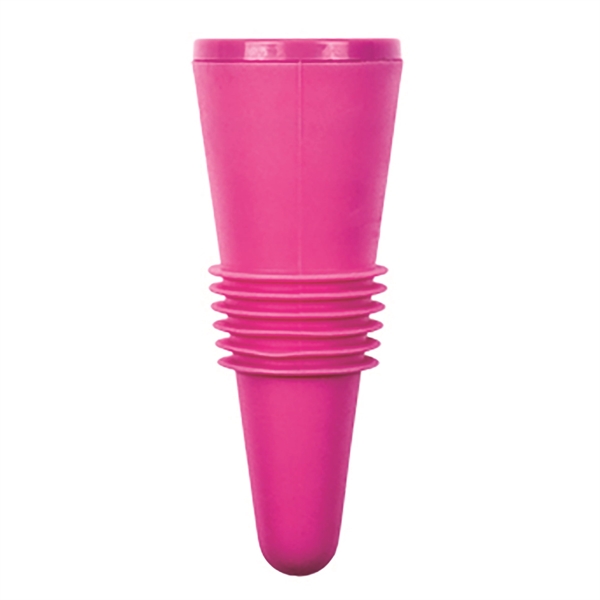 Rigid and flexible thermoplastic ABS 2 5/8" x 1" bottle stopper... from ASI 55450 Franmara Inc