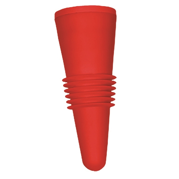 Rigid and flexible thermoplastic ABS 2 5/8" x 1" bottle stopper... from ASI 55450 Franmara Inc