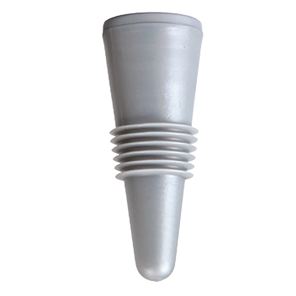 Rigid and flexible thermoplastic ABS 2 5/8" x 1" bottle stopper... from ASI 55450 Franmara Inc