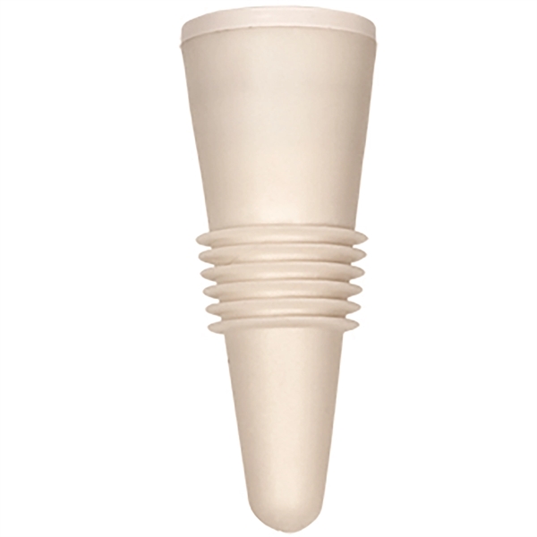 Rigid and flexible thermoplastic ABS 2 5/8" x 1" bottle stopper... from ASI 55450 Franmara Inc