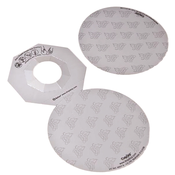 5 1/8" x 3" flexible silver-foil Mylar integrated wine pourer and... from ASI 55450 Franmara Inc