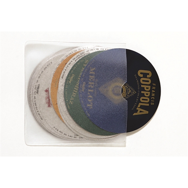 Semi-transparent notched vinyl envelope which holds 1-25 Drop Stop® reusable wine... from ASI 55450 Franmara Inc