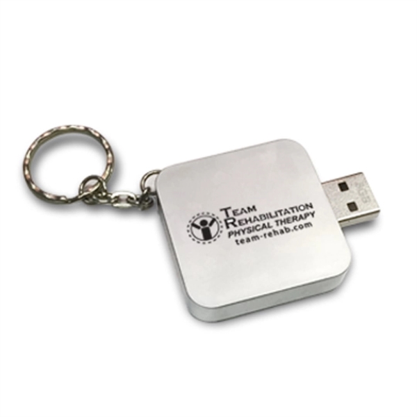 Square Metal Slide USB... from ASI 84592 St Regis Group