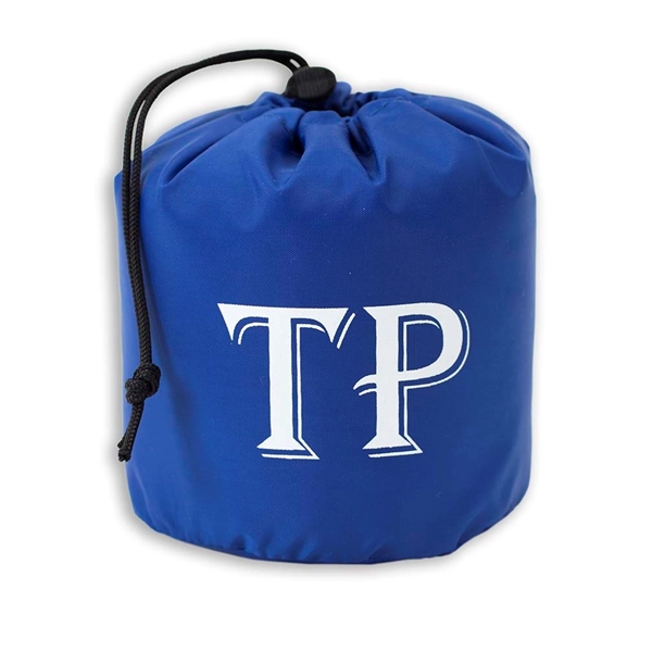 Toilet Paper Cover Bag with drawstring closure and cord lock.... from ASI 41630 Brave USA / Brave USA