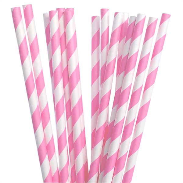24 count paper straws. Blank.... from ASI 55450 Franmara Inc