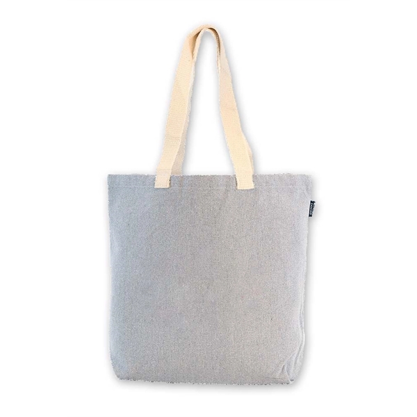 Recycled 12 oz. cotton tote bag with 1" cotton webbing handles.... from ASI 41630 Brave USA