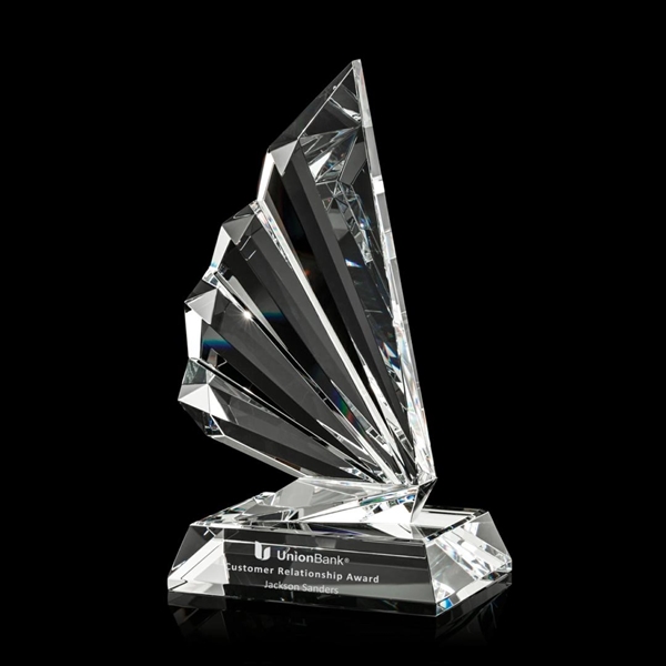 The wing shape of the Marseille award is created from multiple... from ASI 84592 St Regis Group / St Regis